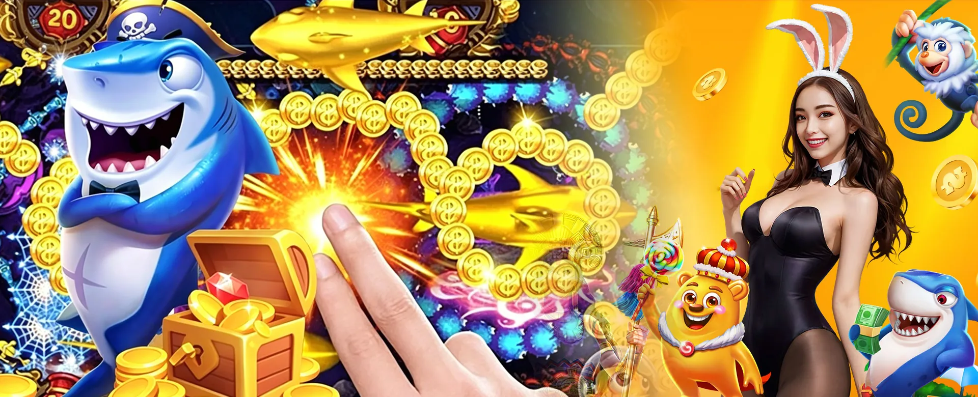 Dynamic mobile gaming background for m yy777